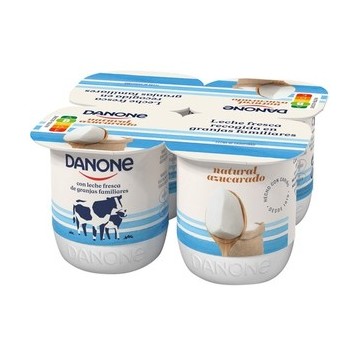 Yogur líquido sabor fresa - LA GRAN MARCA DANONE - FABRICA CON E-120 ESTE  YOGURT ,INSECTOS